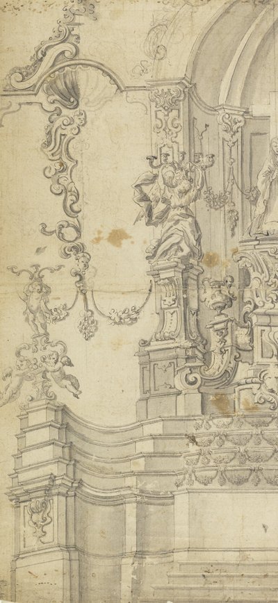 Entwurf für einen Altar von Unbekannt Unbekannt